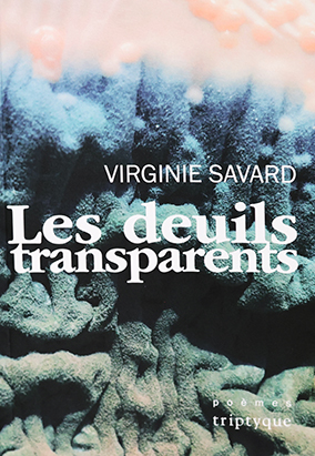 Book cover for Les deuils transparents, by Virginie Savard