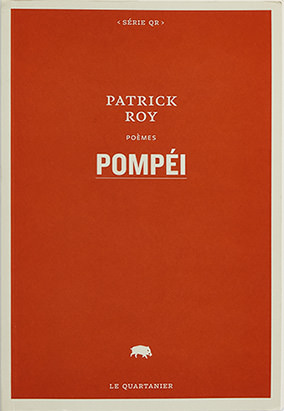 Book cover for Pompéi, by Patrick Roy