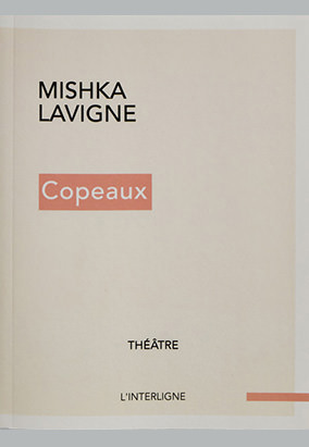 Book cover for Copeaux, by Mishka Lavigne