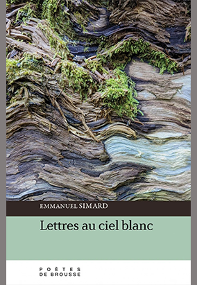 Book cover for Lettres au ciel blanc, by Emmanuel Simard