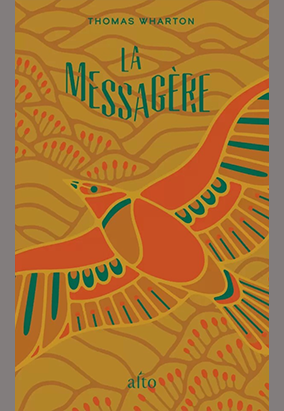 Book cover for La messagère, translated by Sophie Voillot