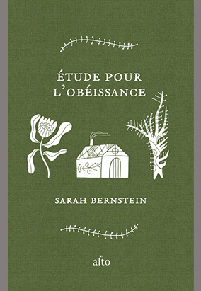 Book cover for Étude pour l’obéissance, translated by Catherine Leroux