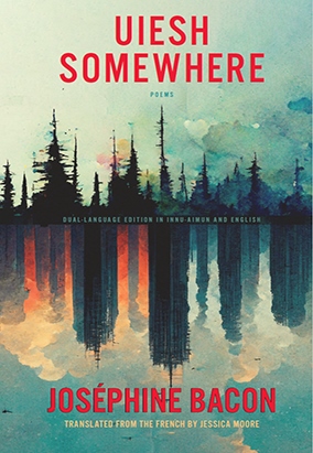 Book cover for Uiesh / Somewhere, translated by Jessica Moore